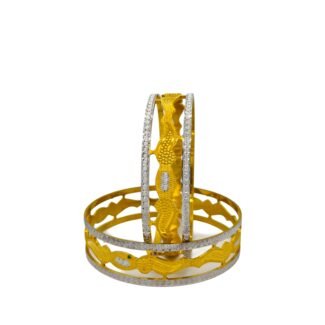 Gold and Silver Plated Designer Bangles