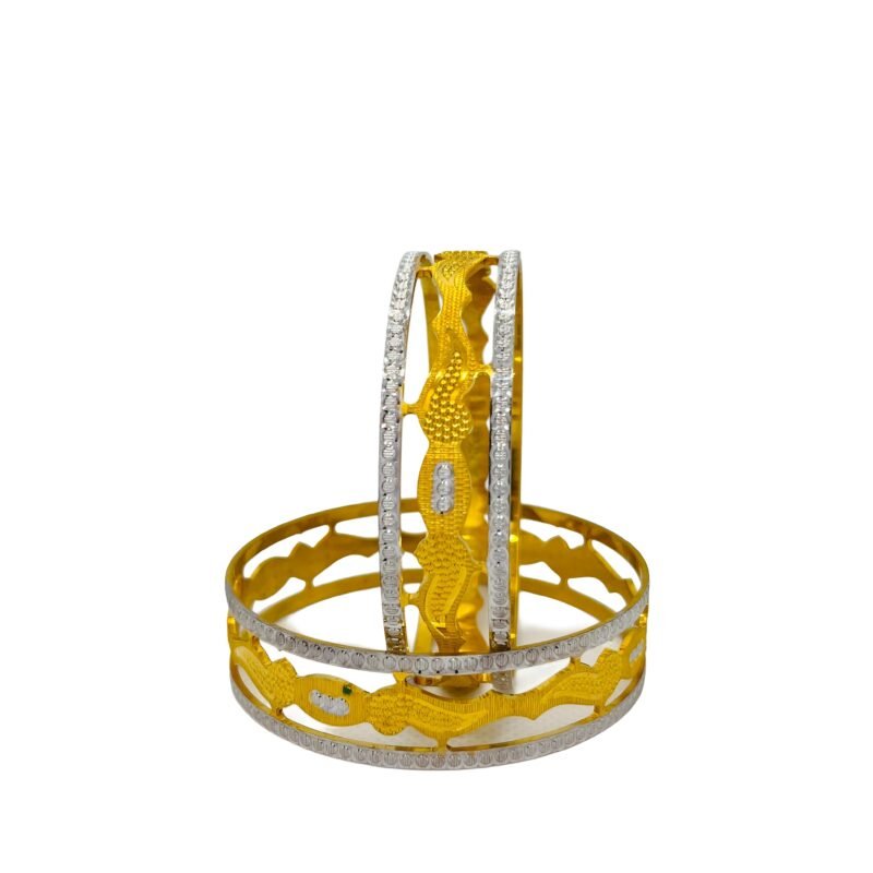 Gold and Silver Plated Designer Bangles
