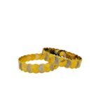Gold and Silver Plated Textured Bangles