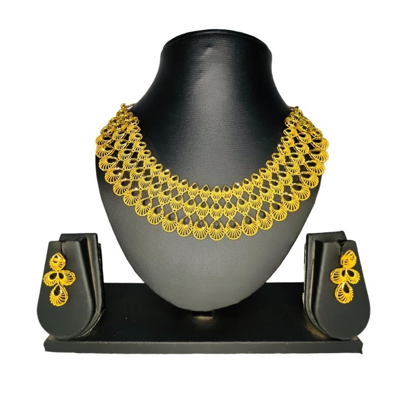 Turkish Lace Gold Haar Set