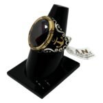 Men's Ring with Black Stone