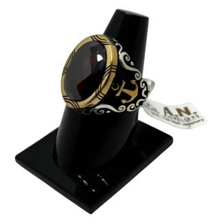 Men's Ring with Black Stone
